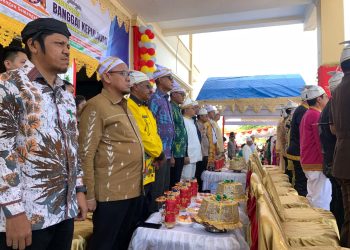 Kaban Kesbangpol Kota Palu Hadiri Upacara Peringatan HUT Ke-26 Kabupaten Bangkep