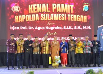 Sekda Kota Palu Hadiri Acara Kenal Pamit Kapolda Sulteng Irjen Pol Agus Nugroho dan Irjen Pol Endi Sutendi