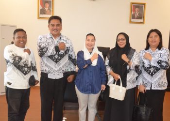 Persiapan Pelaksanaan HGN 2025, Pengurus PGRI Kota Palu Temui Wawali Imelda