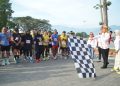 Ketua KORMI Kota Palu Lepas Peserta Fun Run Usia 45 Tahun