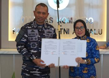 Pemkot Hibahkan Tanah Kepada Lanal Palu