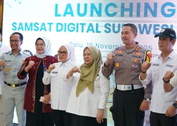 Sekda Kota Palu Hadiri Peresmian Layanan Samsat Digital