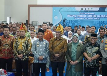 Wali kota Palu Hadiri Rakor Produk Hukum Se-Sulteng
