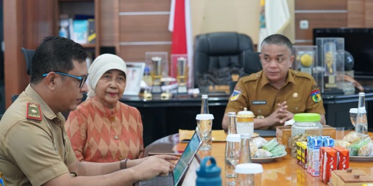 Wali Kota Palu Terima Kunjungan Tim Penilai dan Verifikasi Lapangan Pemilihan Kota Terbaik