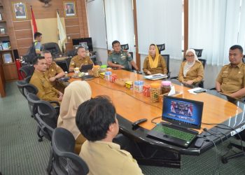 Wali Kota dan Wakil Wali Kota Palu Ikuti Rapat Evaluasi Percepatan Pembangunan Koperasi Merah Putih