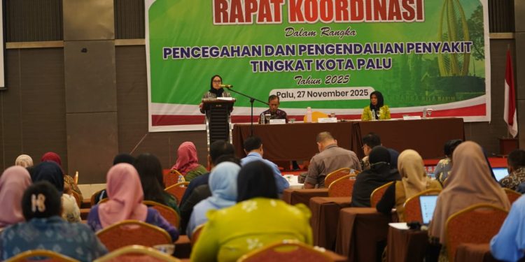 Sekda Kota Palu Buka Rakor Pencegahan dan Pengendalian Penyakit