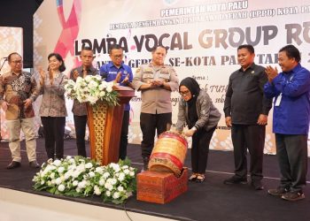 Sekda Irmayanti Hadiri Pembukaan Lomba Vocal Grup Antar Gereja Se-Kota Palu