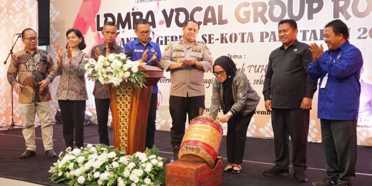 Sekda Irmayanti Hadiri Pembukaan Lomba Vocal Grup Antar Gereja Se-Kota Palu