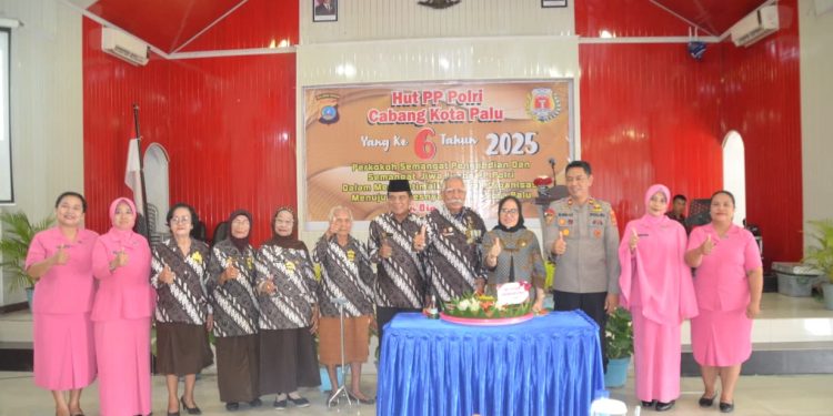 Sekda Irmayanti Hadiri Peringatan HUT Ke-6 PP Polri Cabang Kota Palu