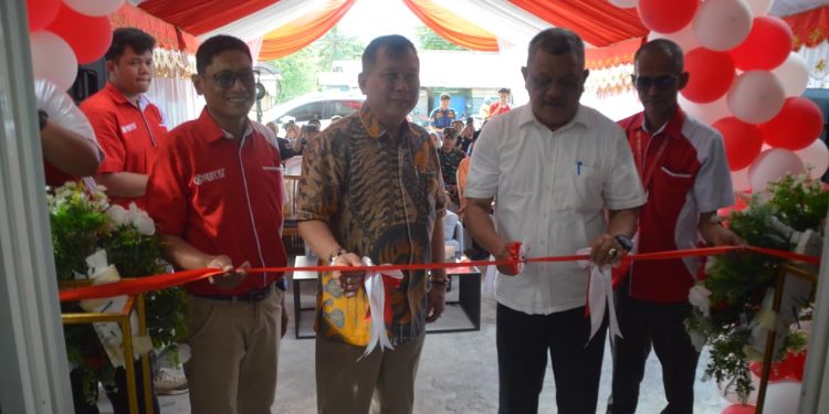 Kadis Damkarmat Kota Palu Hadiri Peresmian Kantor Perwakilan PT Servvo Fire Indonesia Cabang Palu