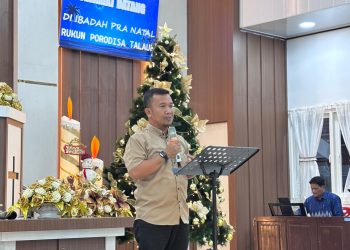 Plt, Asisten II Setda Kota Palu Membuka Kegiatan Ibadah Pra Natal Rukun Porodisa Talaud