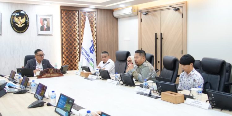 Wali Kota Palu Temui Wamen Investasi, Bahas Penguatan Kolaborasi Pengembangan KEK Palu