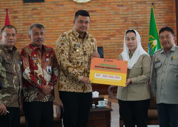 Wakil Wali Kota Palu Serahkan Bantuan Kemanusiaan untuk Bencana Alam di Sumatera Utara