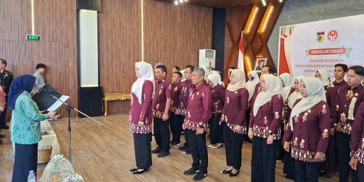 Sekda Irmayanti Lantik Pengurus Dekranasda Kota Palu Periode 2025 – 2030
