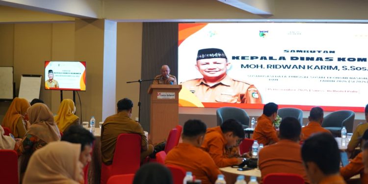 Ridwan Karim Buka Sosialisasi DTSEN dan Sensus Ekonomi Tahun 2026