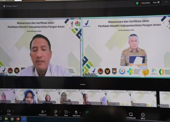 Pemkot Palu Ikuti Tahap Wawancara dan Verifikasi Akhir Penilaian Kota Pangan Aman
