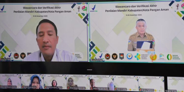 Pemkot Palu Ikuti Tahap Wawancara dan Verifikasi Akhir Penilaian Kota Pangan Aman