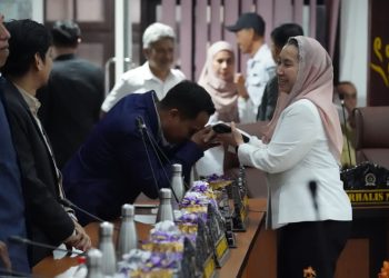 Wawali Imelda Apresiasi Kepada Banmus DPRD Kota Palu Pada Rapat Paripurna