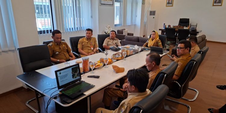 Wawali Imelda Ikuti Rakor Kesiapsiagaan Hidrometeorologi Se-Indonesia Secara Daring