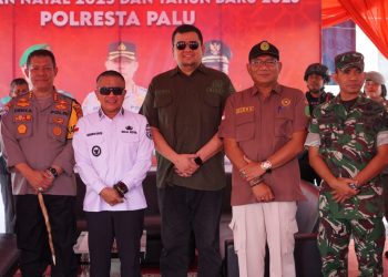 Wali Kota Palu Tinjau Sejumlah Pos Pengamanan Terpadu Operasi Lilin Tinombala 2025 Jelang Malam Pergantian Tahun Baru