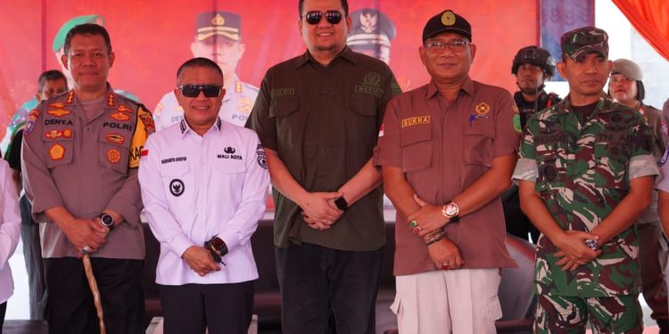 Wali Kota Palu Tinjau Sejumlah Pos Pengamanan Terpadu Operasi Lilin Tinombala 2025 Jelang Malam Pergantian Tahun Baru